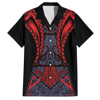 Custom New Zealand Hawaiian Shirt Maori Kiwiana Pattern Tukutuku Motif