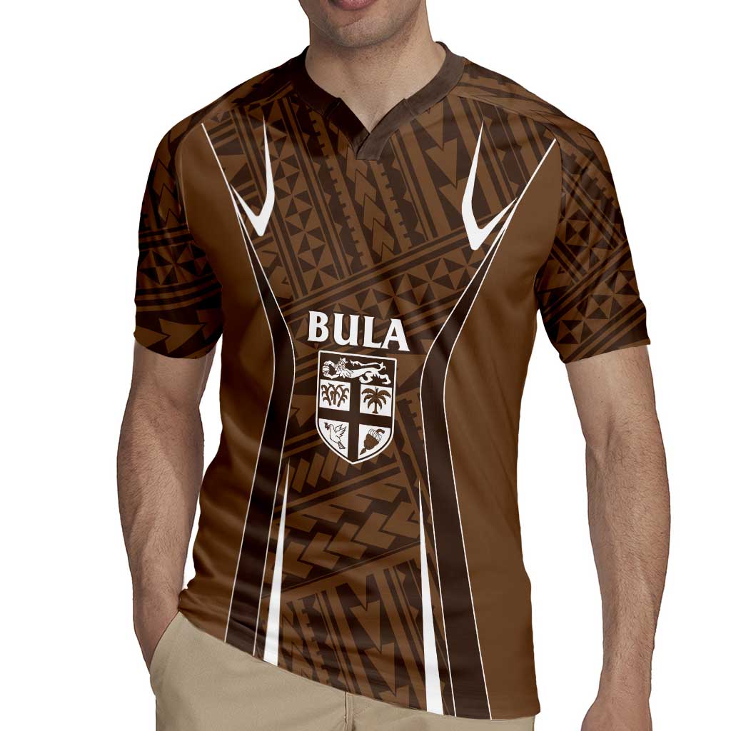 Custom Oceania Football Bula Fiji Rugby Jersey Polynesian Tribal Pattern