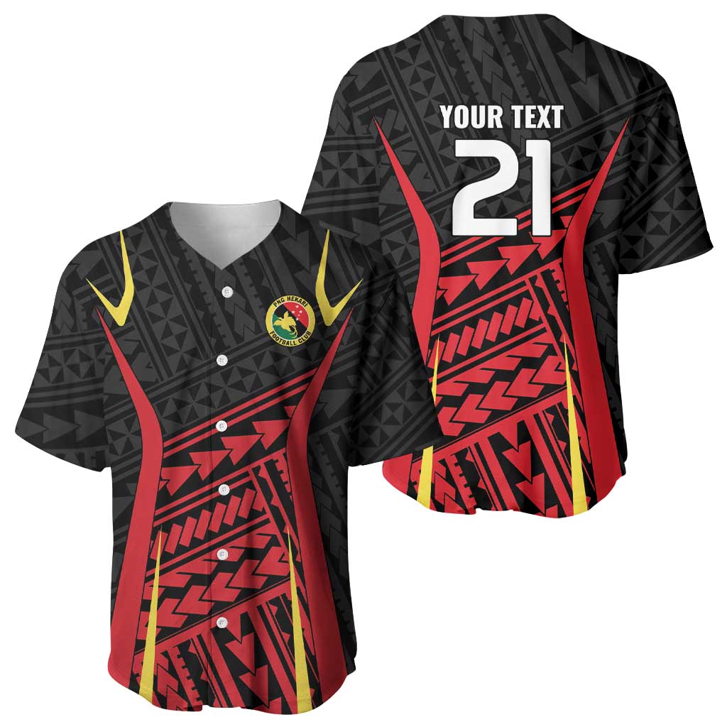 Custom Oceania Football Papua New Guinea Baseball Jersey Polynesian Tribal Pattern