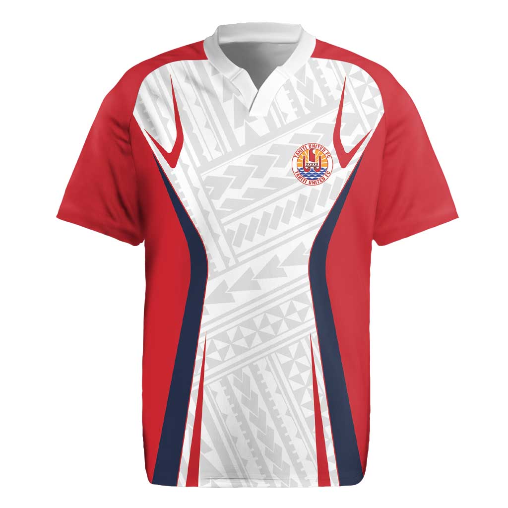 Custom Oceania Football Tahiti Rugby Jersey Polynesian Tribal Pattern