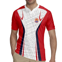 Custom Oceania Football Tahiti Rugby Jersey Polynesian Tribal Pattern