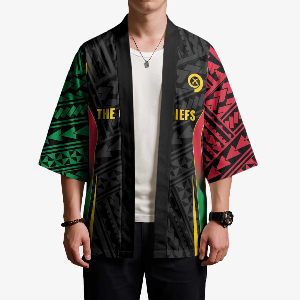 Custom Oceania Football Vanuatu Kimono Polynesian Tribal Pattern