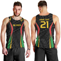 Custom Oceania Football Vanuatu Men Tank Top Polynesian Tribal Pattern