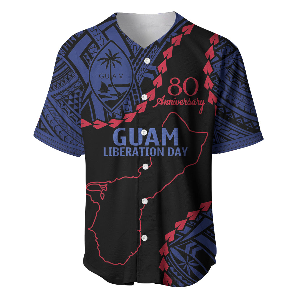 Personalized Guam 80th Anniversary Liberation Day Baseball Jersey Guahan Basic Seal