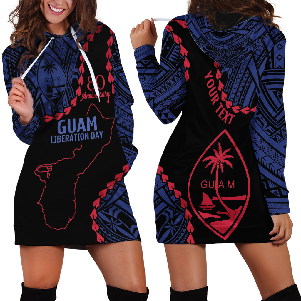 Personalized Guam 80th Anniversary Liberation Day Hoodie Dress Guahan Basic Seal