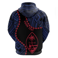 Personalized Guam 80th Anniversary Liberation Day Zip Hoodie Guahan Basic Seal