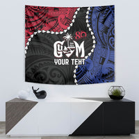 Personalized Guam 80th Anniversary Liberation Day Tapestry Tano I Man Chamoru Since 1944