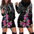 Guahan Puti Tai Nobiu Hoodie Dress Guam Bougainvillea Flower Art