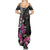 Guahan Puti Tai Nobiu Summer Maxi Dress Guam Bougainvillea Flower Art