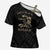 Personalized Haiti First Black Republic Cross Shoulder Shirt Negre Marron With Map And Flag - Polynesian Pride