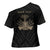 Personalized Haiti First Black Republic Cross Shoulder Shirt Negre Marron With Map And Flag - Polynesian Pride