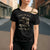 Personalized Haiti First Black Republic Cross Shoulder Shirt Negre Marron With Map And Flag - Polynesian Pride