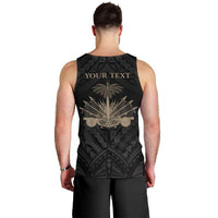 Personalized Haiti First Black Republic Men Tank Top Negre Marron With Map And Flag