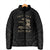 Personalized Haiti First Black Republic Padded Jacket Negre Marron With Map And Flag - Polynesian Pride