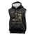 Personalized Haiti First Black Republic Sleeveless Hoodie Negre Marron With Map And Flag - Polynesian Pride
