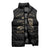 Personalized Haiti First Black Republic Sleeveless Puffer Jacket Negre Marron With Map And Flag - Polynesian Pride