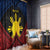 Personalized Philippines Window Curtain Polynesian Tribal Tattoo with Filipino Flag Motif