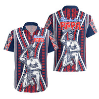 Aotearoa Father's Day Gift For Dad Hawaiian Shirt Aroha Ahau Ki A Koe Papa - Maori Style Pattern LT9 - Polynesian Pride