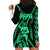 Maori Fathers Day New Zealand Hoodie Dress Aroha Ahau Ki A Koe Papa - Green LT9 - Polynesian Pride