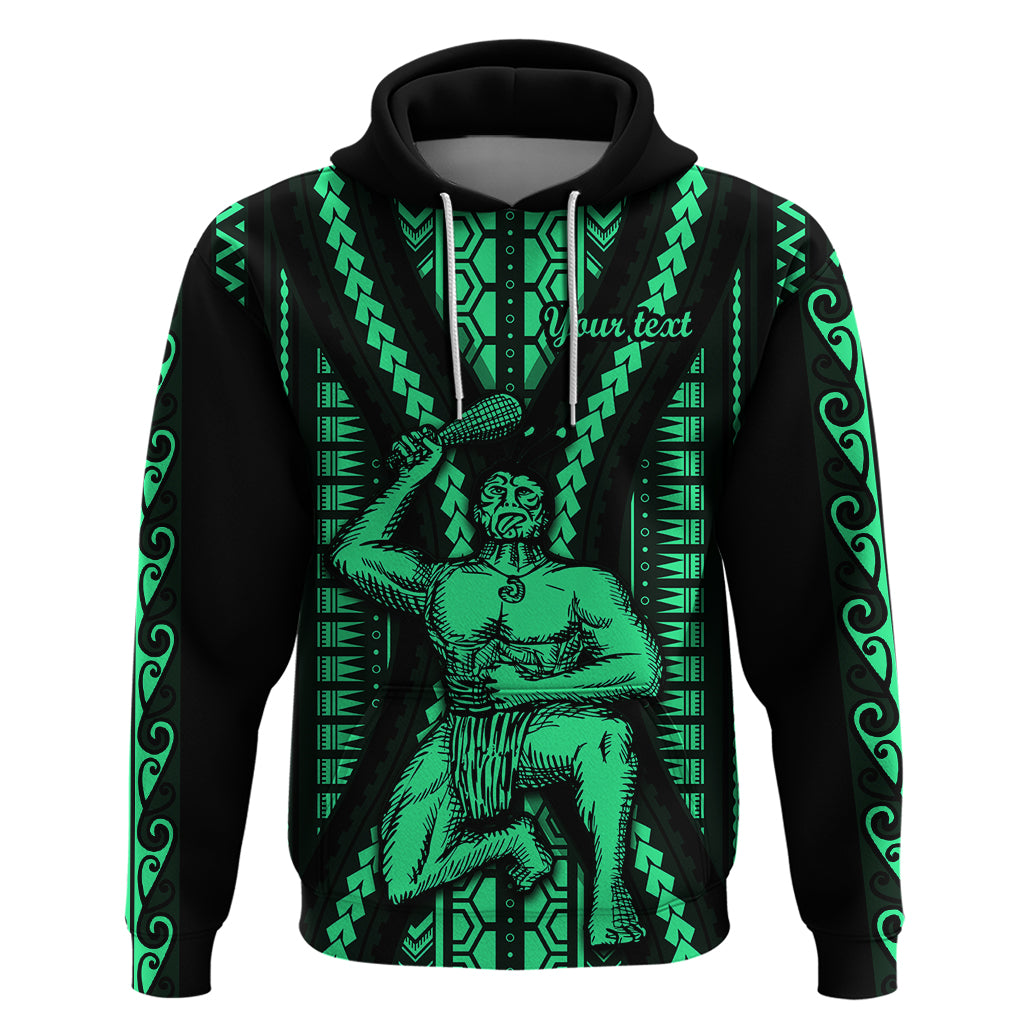 Custom Maori Fathers Day New Zealand Hoodie Aroha Ahau Ki A Koe Papa Green LT9 Pullover Hoodie Green - Polynesian Pride