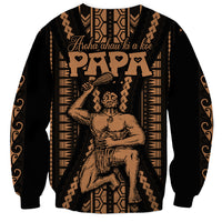 Custom Maori Fathers Day New Zealand Sweatshirt Aroha Ahau Ki A Koe Papa - Nude LT9 - Polynesian Pride