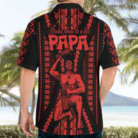 Maori Fathers Day New Zealand Hawaiian Shirt Aroha Ahau Ki A Koe Papa - Red LT9 - Polynesian Pride