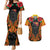 Personalised Papua New Guinea Remembrance Day Couples Matching Mermaid Dress and Hawaiian Shirt