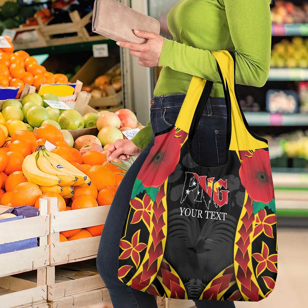 Personalised Papua New Guinea Remembrance Day Grocery Bag