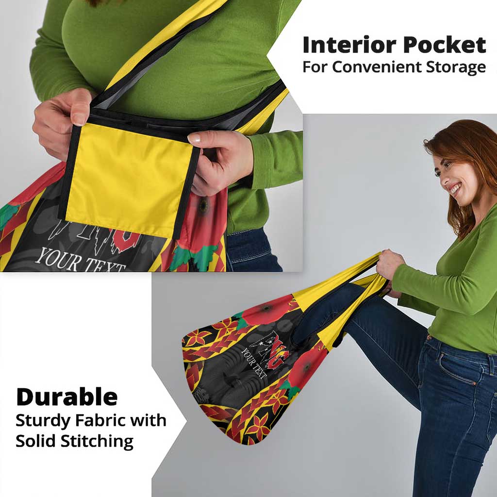 Personalised Papua New Guinea Remembrance Day Grocery Bag