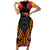 Personalised Papua New Guinea Remembrance Day Short Sleeve Bodycon Dress