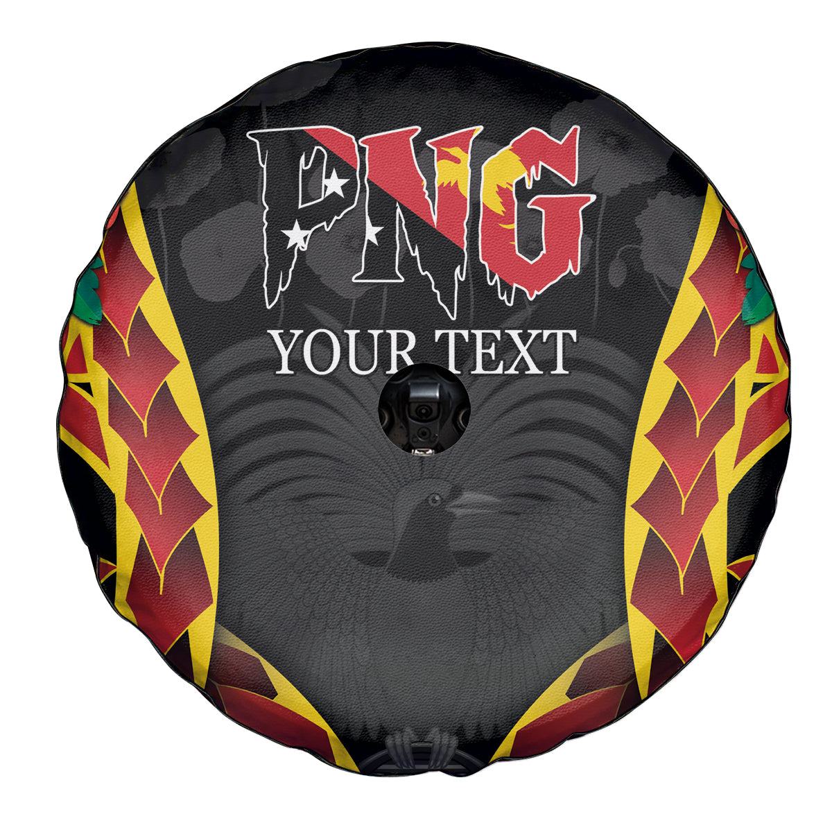 Personalised Papua New Guinea Remembrance Day Spare Tire Cover
