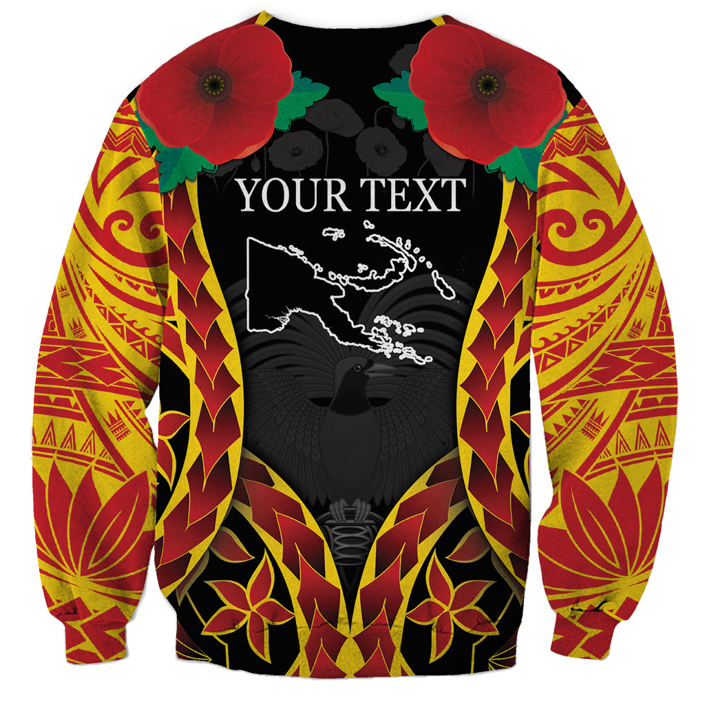 Personalised Papua New Guinea Remembrance Day Sweatshirt