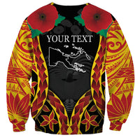 Personalised Papua New Guinea Remembrance Day Sweatshirt
