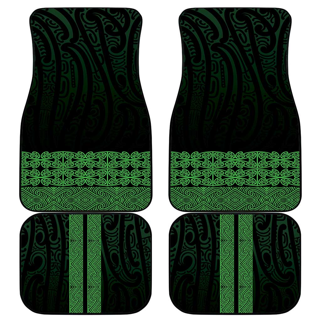 New Zealand Maori Kowhaiwhai Car Mats Kakariki Maui and Mangopare
