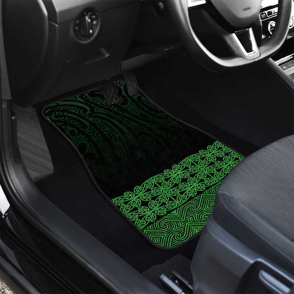 New Zealand Maori Kowhaiwhai Car Mats Kakariki Maui and Mangopare