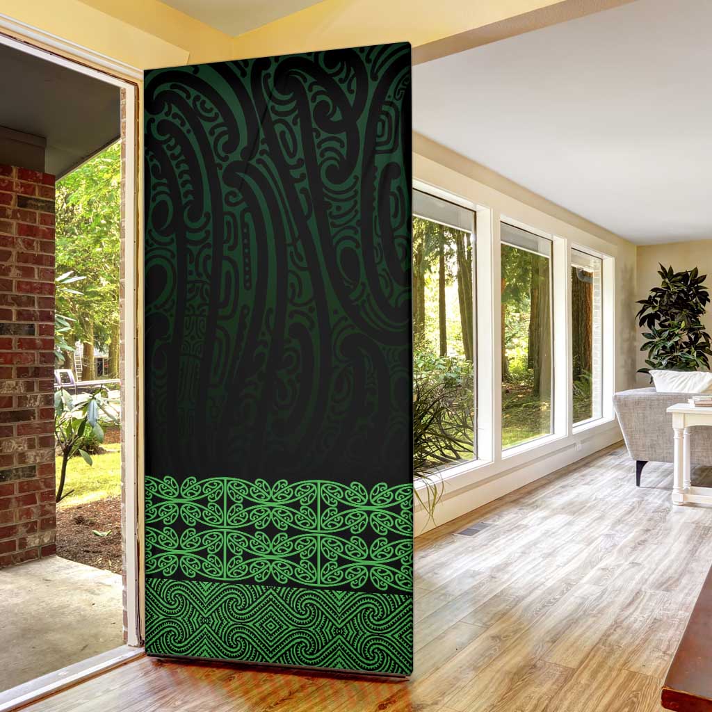 New Zealand Maori Kowhaiwhai Door Cover Kakariki Maui and Mangopare LT9 - Polynesian Pride
