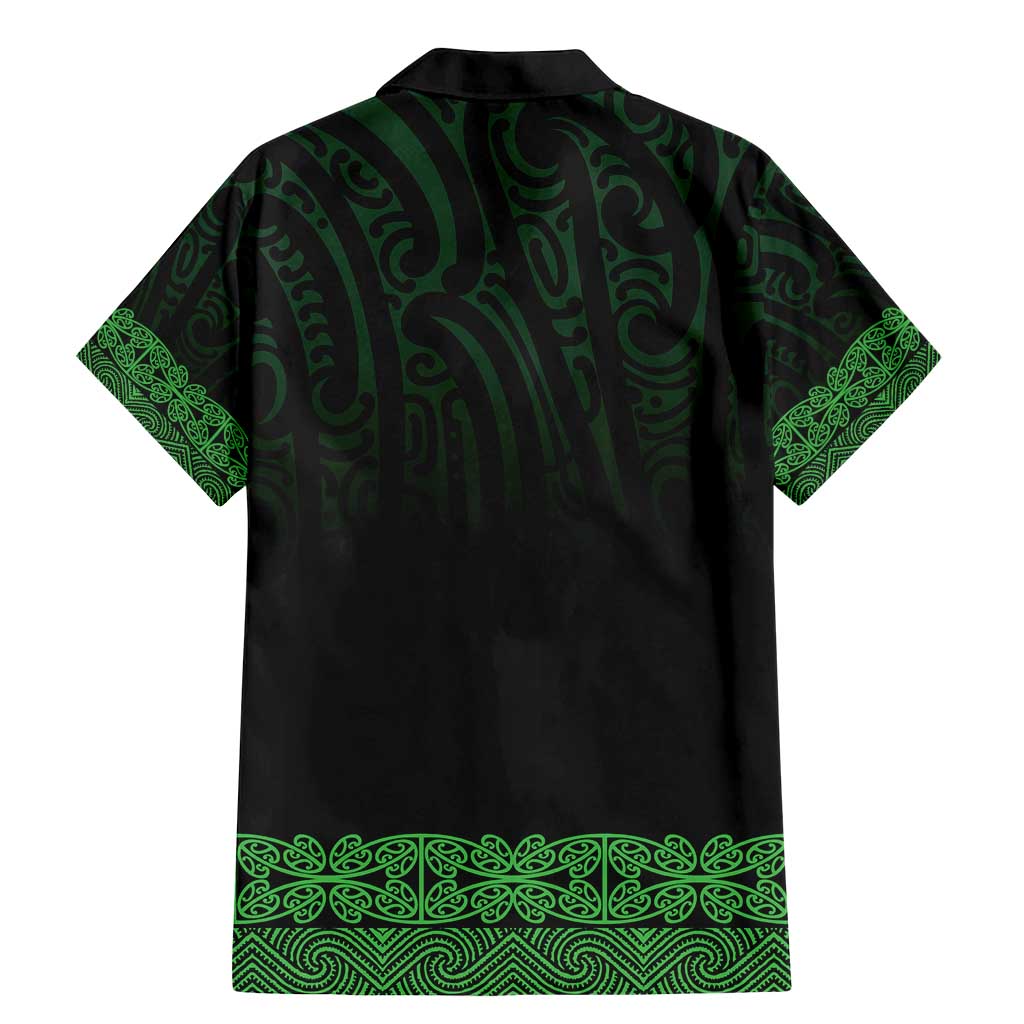 New Zealand Maori Kowhaiwhai Family Matching Mermaid Dress and Hawaiian Shirt Kakariki Maui and Mangopare LT9 - Polynesian Pride