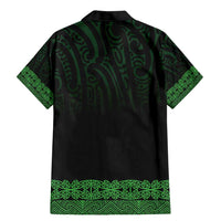 New Zealand Maori Kowhaiwhai Family Matching Mermaid Dress and Hawaiian Shirt Kakariki Maui and Mangopare LT9 - Polynesian Pride