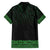 New Zealand Maori Kowhaiwhai Family Matching Tank Maxi Dress and Hawaiian Shirt Kakariki Maui and Mangopare