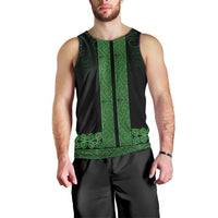 New Zealand Maori Kowhaiwhai Men Tank Top Kakariki Maui and Mangopare LT9 - Polynesian Pride