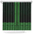 New Zealand Maori Kowhaiwhai Shower Curtain Kakariki Maui and Mangopare