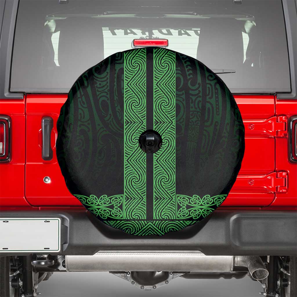 New Zealand Maori Kowhaiwhai Spare Tire Cover Kakariki Maui and Mangopare LT9 - Polynesian Pride
