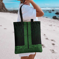 New Zealand Maori Kowhaiwhai Tote Bag Kakariki Maui and Mangopare - Polynesian Pride
