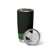 New Zealand Maori Kowhaiwhai Tumbler Cup Kakariki Maui and Mangopare LT9 - Polynesian Pride