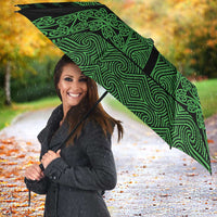 New Zealand Maori Kowhaiwhai Umbrella Kakariki Maui and Mangopare - Polynesian Pride