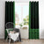 New Zealand Maori Kowhaiwhai Window Curtain Kakariki Maui and Mangopare