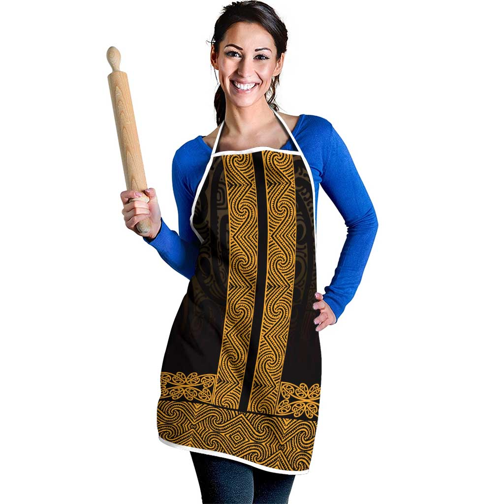 New Zealand Maori Kowhaiwhai Apron Karaka Maui and Mangopare - Polynesian Pride