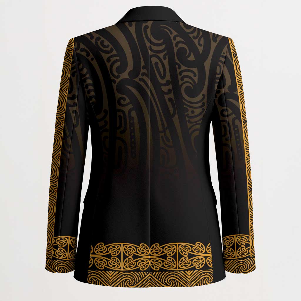 New Zealand Maori Kowhaiwhai Blazer Karaka Maui and Mangopare - Polynesian Pride