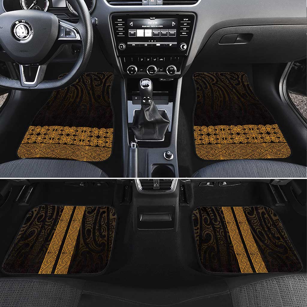 New Zealand Maori Kowhaiwhai Car Mats Karaka Maui and Mangopare