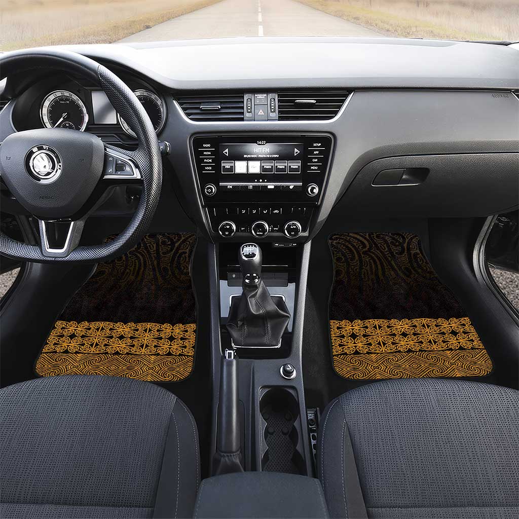 New Zealand Maori Kowhaiwhai Car Mats Karaka Maui and Mangopare